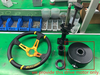 How install the auto steering wheel motor to the tractor